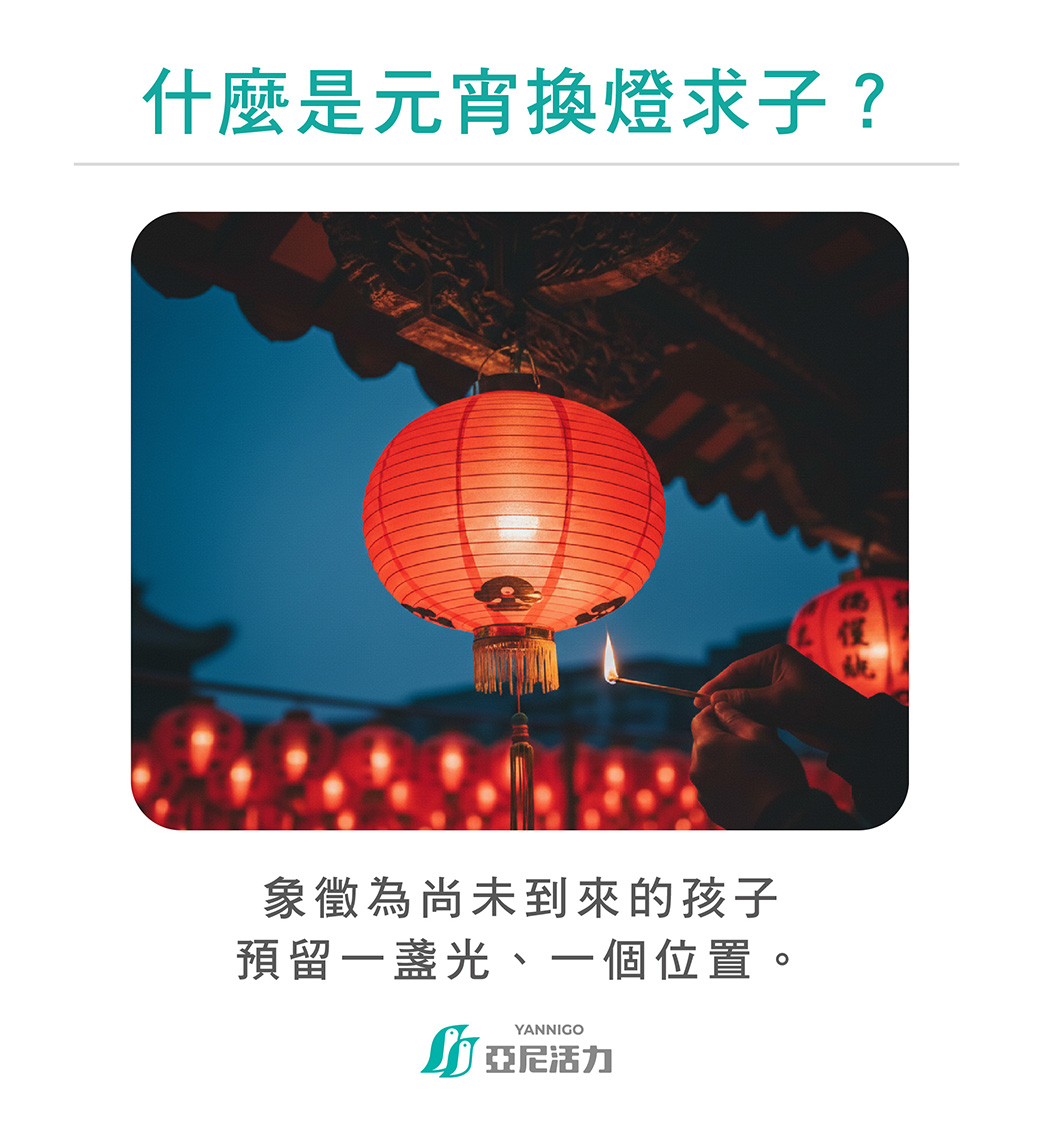 什麼是元宵換燈求子？