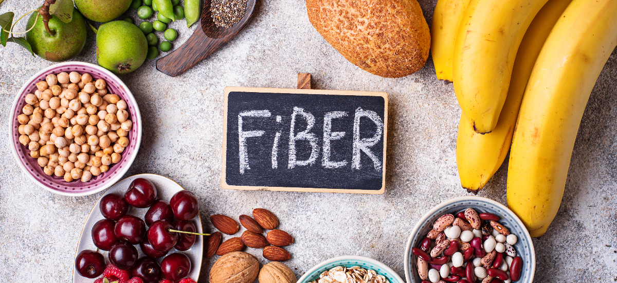 High-fiber-food